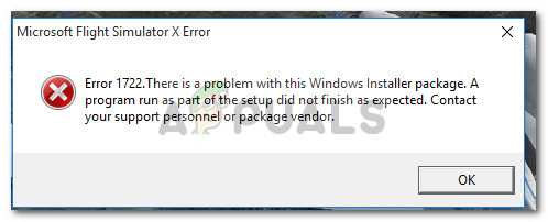 fix error 1722 windows installer